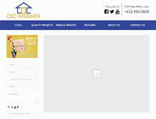 Tablet Screenshot of cdcresidences.com